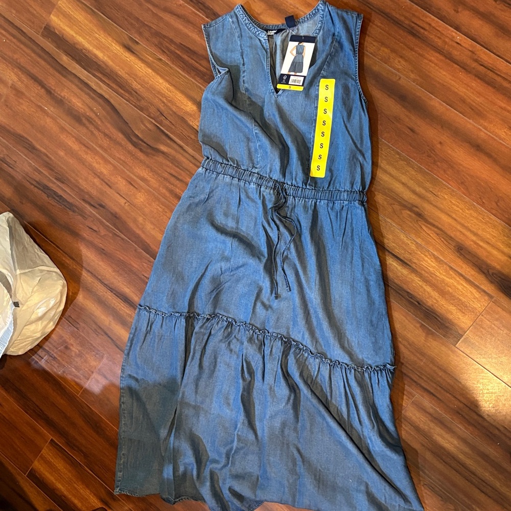 Lands' End Blue Maxi Dress